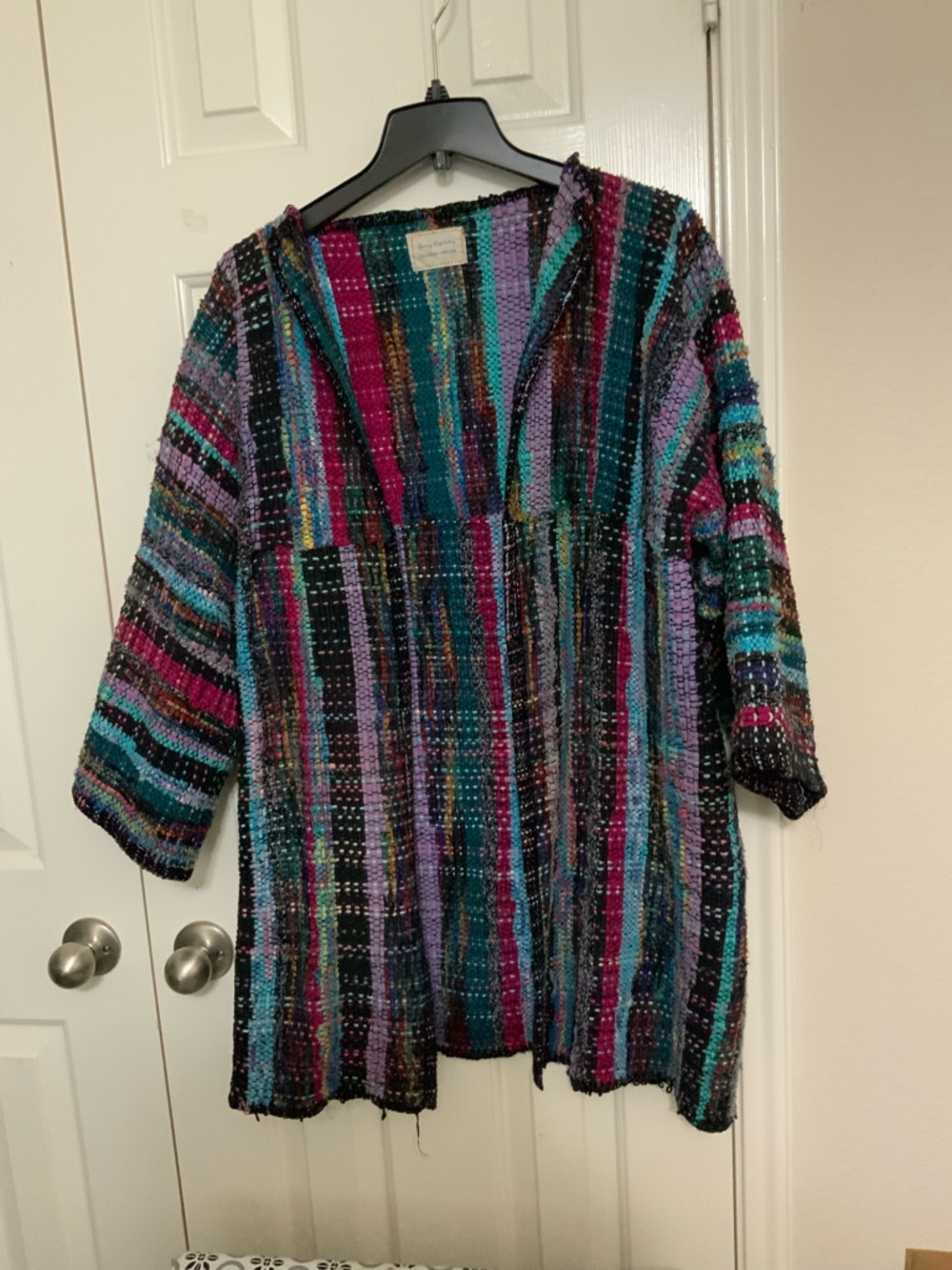VTG Women Handwoven Jacket Designed by Audrey Legatowicz